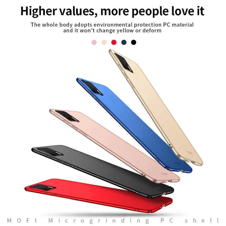 For Huawei P40 MOFI Frosted PC Ultra-thin Hard Case(Black)