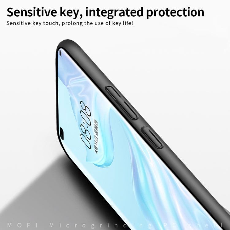 For Huawei P40 MOFI Frosted PC Ultra-thin Hard Case(Black)