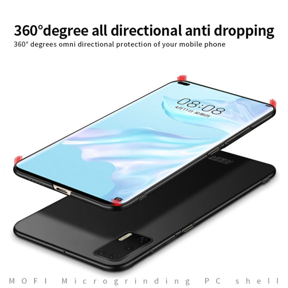 For Huawei P40 MOFI Frosted PC Ultra-thin Hard Case(Black)
