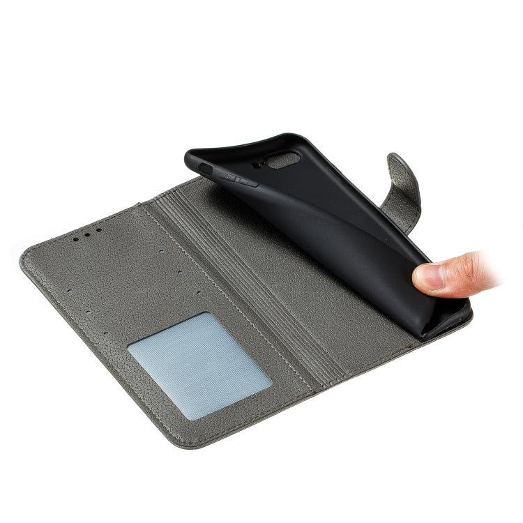 For Galaxy S20+ Litchi Texture Feather Embossing Horizontal Flip PU Leather Case with Holder & Card Slots & Wallet & Photo Frame & Lanyard(Grey)