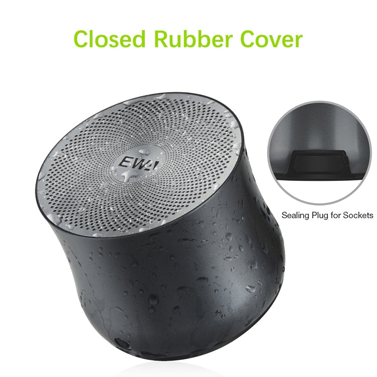 EWA A2 Pro Metal Speaker Outdoor Water-resistant Bluetooth Sound Bass Speaker(Blue)
