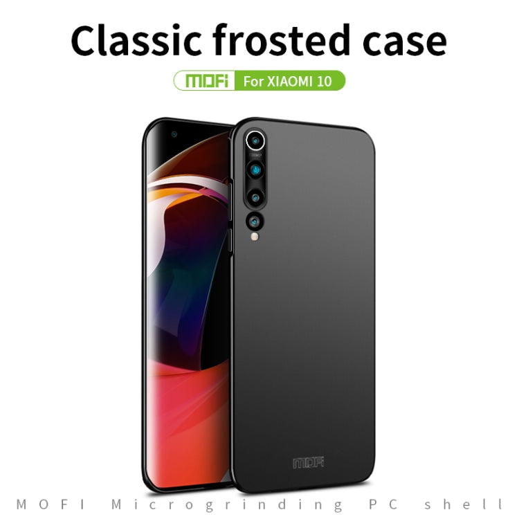 For Xiaomi Mi 10 MOFI Frosted PC Ultra-thin Hard Case(Blue)