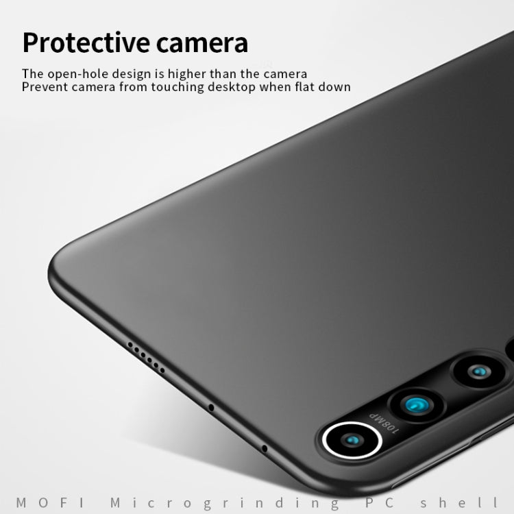 For Xiaomi Mi 10 MOFI Frosted PC Ultra-thin Hard Case(Blue)