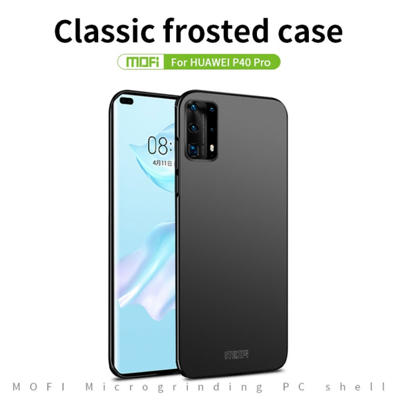 For Huawei P40 Pro MOFI Frosted PC Ultra-thin Hard Case(Black)