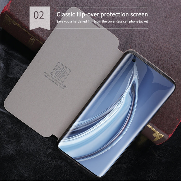For Xiaomi Mi 10 Pro MOFI Rui Series Classical Leather Embedded Steel Plate All-inclusive Horizontal Flip PU Leather Case(Red)