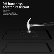 For Galaxy A01 MOFI 9H 2.5D Full Screen Tempered Glass Film(Black)