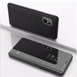 For Galaxy A31 Plated Mirror Horizontal Flip Leather Case with Holder(Black) - Galaxy Phone Cases by PMC TechLife | Online Shopping South Africa | PMC TechLife