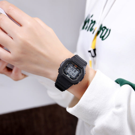 Skmei 1608 Multi-Function Student Electronic Watch Water-resistant Timing Silicone Sports Watch(Blue)