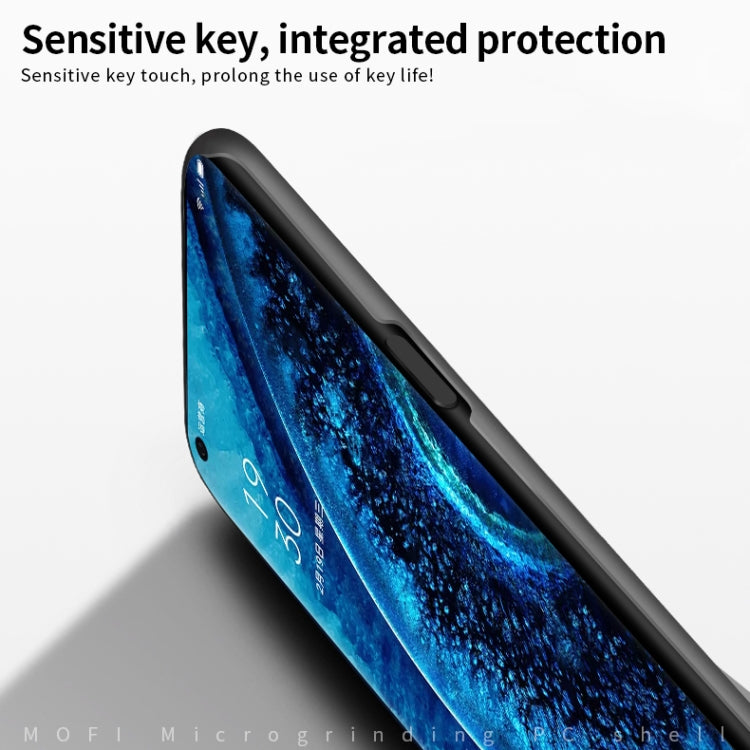 For OPPO Find X2 MOFI Frosted PC Ultra-thin Hard Case(Black)