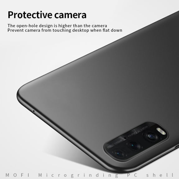 For OPPO Find X2 MOFI Frosted PC Ultra-thin Hard Case(Black)
