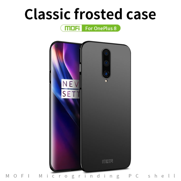 For  OnePlus 8 MOFI Frosted PC Ultra-thin Hard Case(Red)