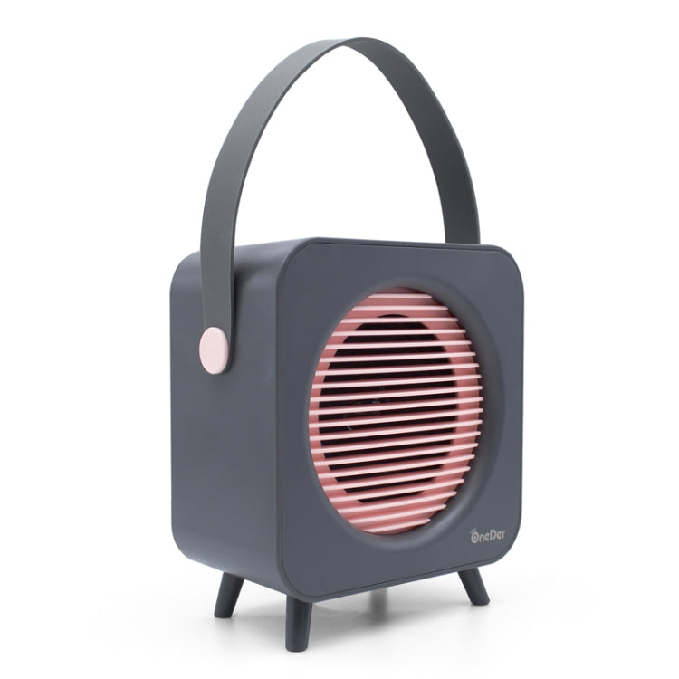 Oneder V9 Fabric Portable Wireless Bluetooth Speaker Portable Card Subwoofer Creative Gift Mini Speaker(Pink)