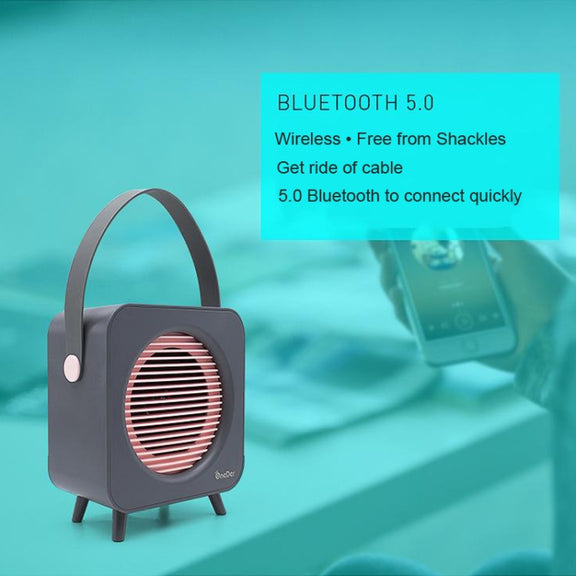 Oneder V9 Fabric Portable Wireless Bluetooth Speaker Portable Card Subwoofer Creative Gift Mini Speaker(Blue)