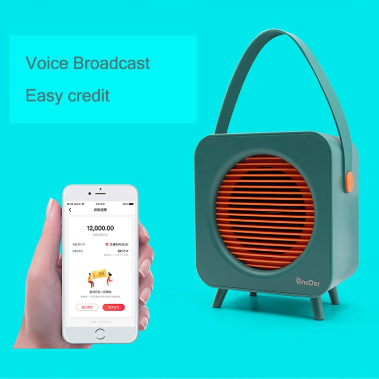 Oneder V9 Fabric Portable Wireless Bluetooth Speaker Portable Card Subwoofer Creative Gift Mini Speaker(Blue)