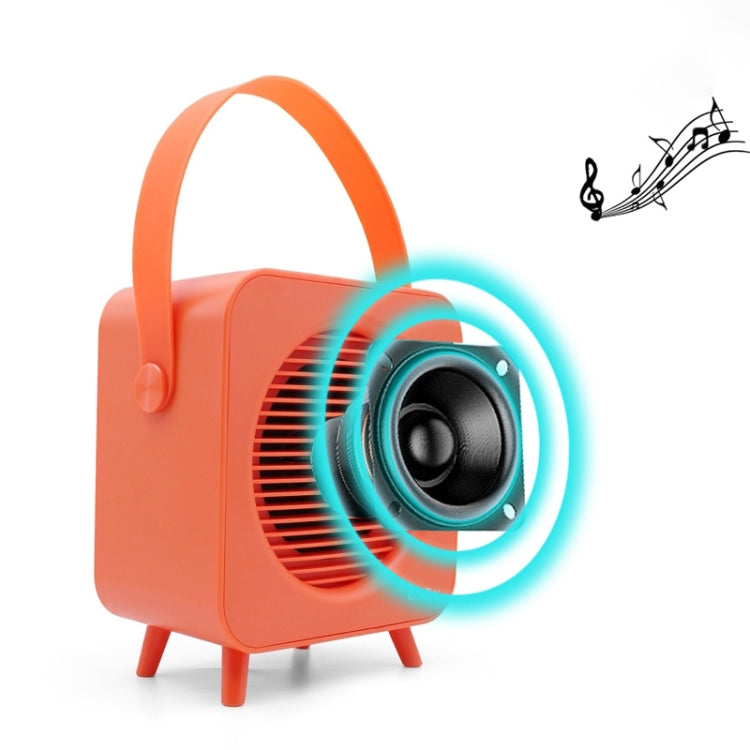 Oneder V9 Fabric Portable Wireless Bluetooth Speaker Portable Card Subwoofer Creative Gift Mini Speaker(Orange)