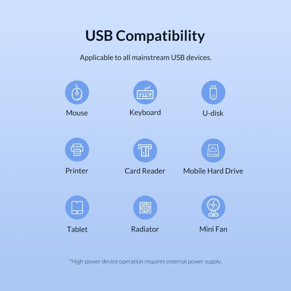 Onten 8102B USB 3.0 to USB 3.0 x 4 Adapter