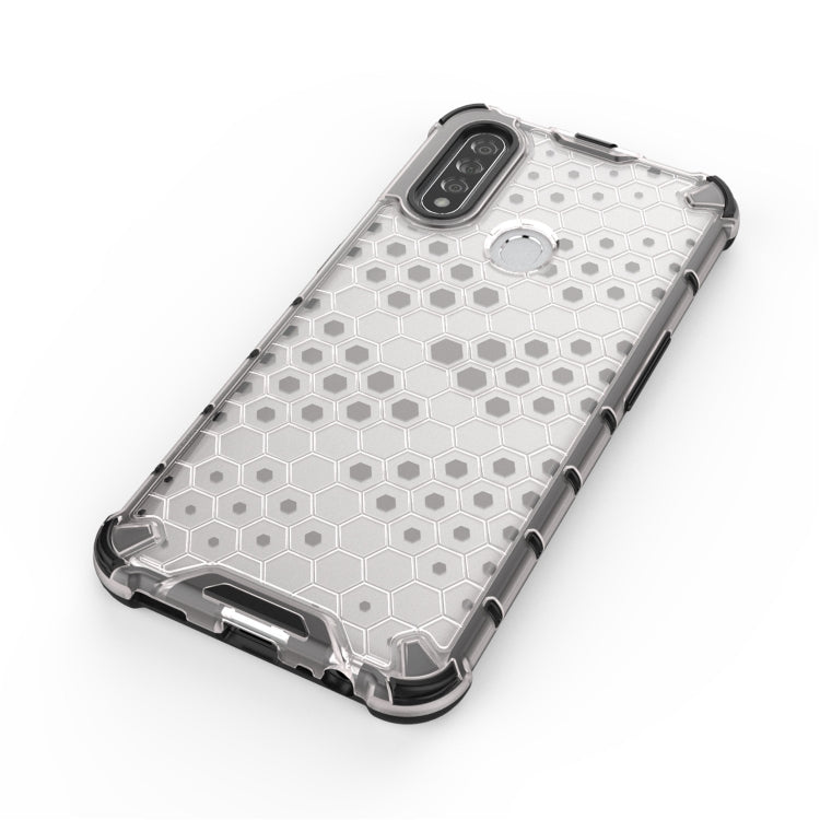 For OPPO A8/A31 Shockproof Honeycomb PC + TPU Case(Blue)