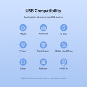 Onten 8107 USB3.0 HUB with CF SD TF Card Reader