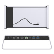 95109 Type-C To HDMI + VGA + RJ45 + USB3.0 x 2 11 in One Multi-Function Adapter and Computer Base