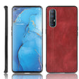 For Oppo Find X2 Neo Shockproof Sewing Cow Pattern Skin PC + PU + TPU Case(Red) - OPPO Cases by PMC TechLife | Online Shopping South Africa | PMC TechLife | Buy Now Pay Later Mobicred