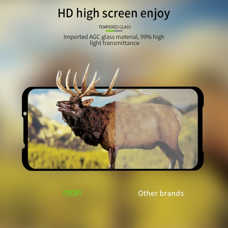 For Xiaomi Black shark3 pro MOFI 9H 2.5D Full Screen Tempered Glass Film(Black)