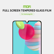 For Galaxy A41 MOFI 9H 2.5D Full Screen Tempered Glass Film(Black)