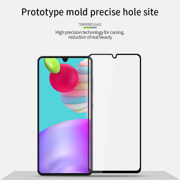 For Galaxy A41 MOFI 9H 2.5D Full Screen Tempered Glass Film(Black)