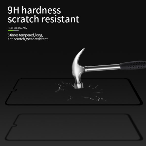 For Galaxy A41 MOFI 9H 2.5D Full Screen Tempered Glass Film(Black)