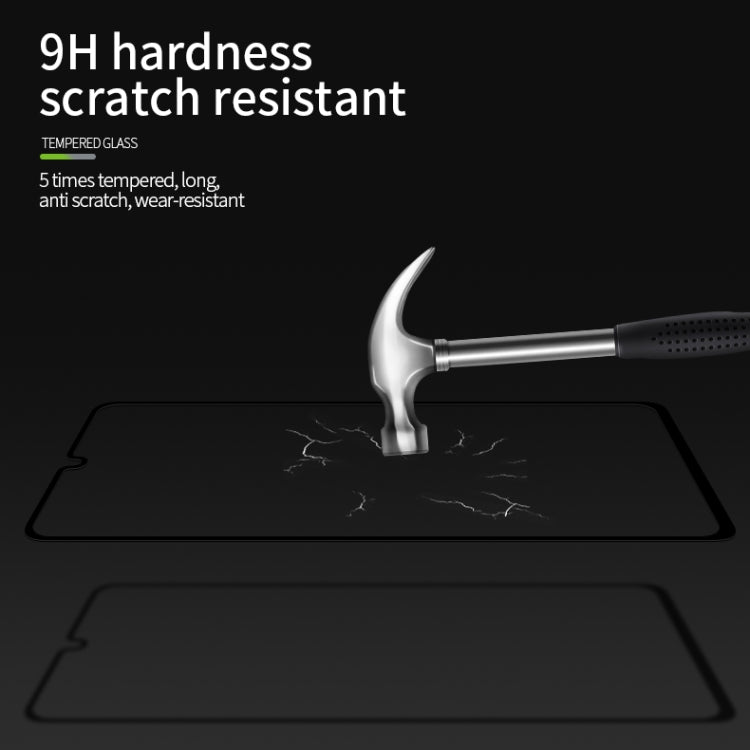 For Galaxy A41 MOFI 9H 2.5D Full Screen Tempered Glass Film(Black)