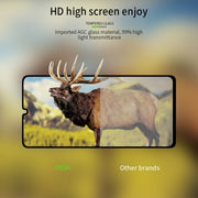 For Galaxy A41 MOFI 9H 2.5D Full Screen Tempered Glass Film(Black)