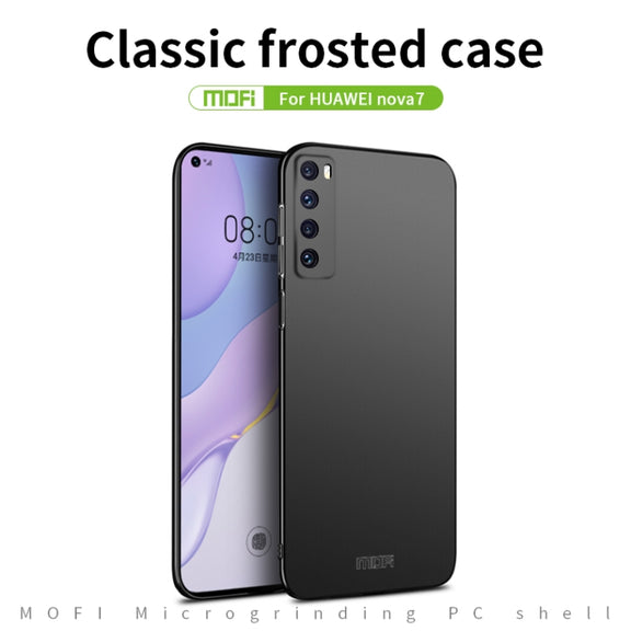 For Huawei Nova 7 MOFI Frosted PC Ultra-thin Hard Case(Rose gold)