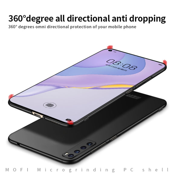 For Huawei Nova 7 MOFI Frosted PC Ultra-thin Hard Case(Rose gold)
