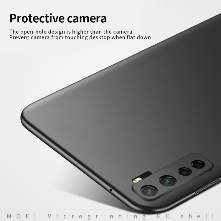 For Huawei Nova 7 SE MOFI Frosted PC Ultra-thin Hard Case(Gold)