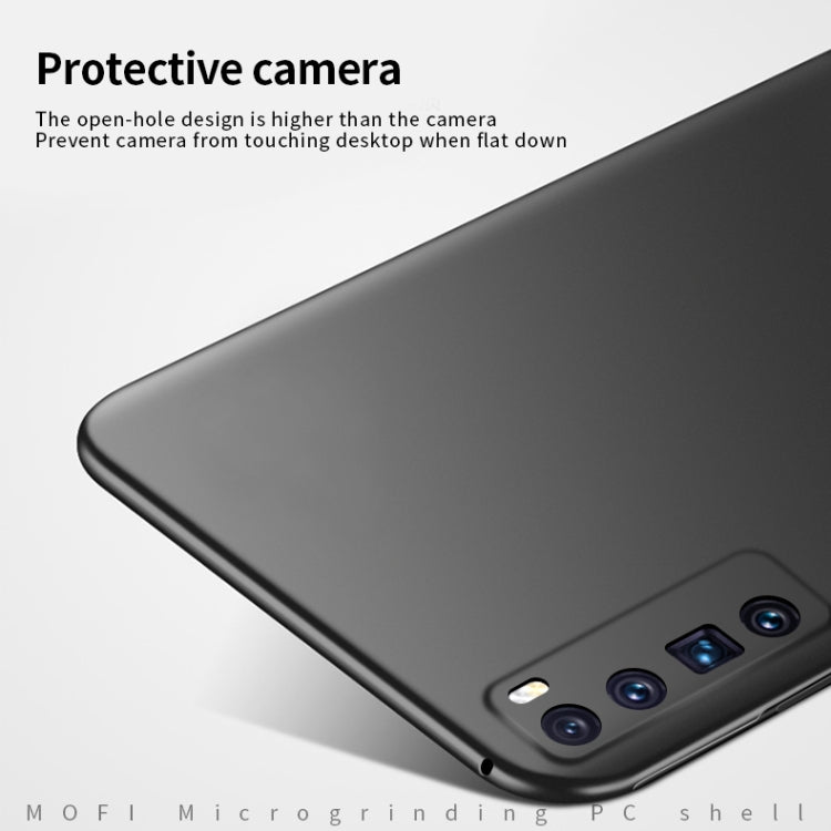For Huawei Nova 7 Pro MOFI Frosted PC Ultra-thin Hard Case(Gold)