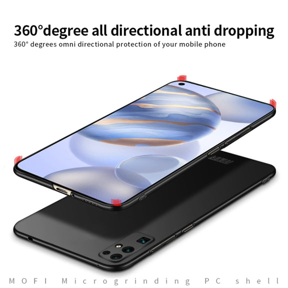 For Huawei Honor 30 MOFI Frosted PC Ultra-thin Hard Case(Black)