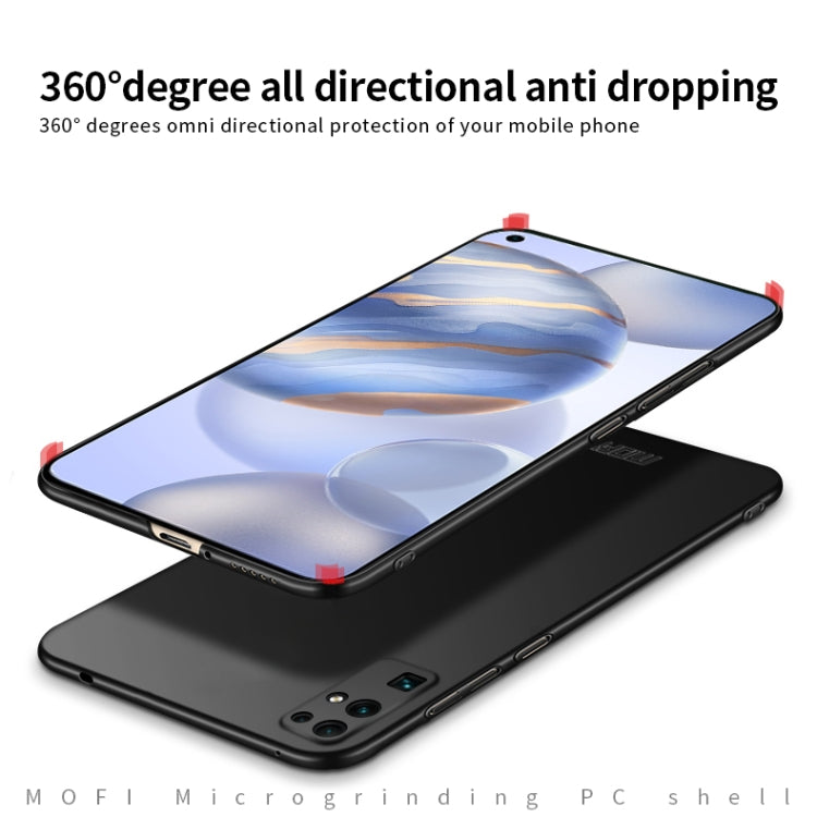 For Huawei Honor 30 MOFI Frosted PC Ultra-thin Hard Case(Blue)