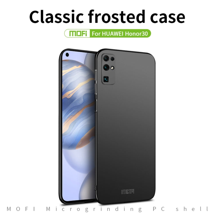 For Huawei Honor 30 MOFI Frosted PC Ultra-thin Hard Case(Gold)