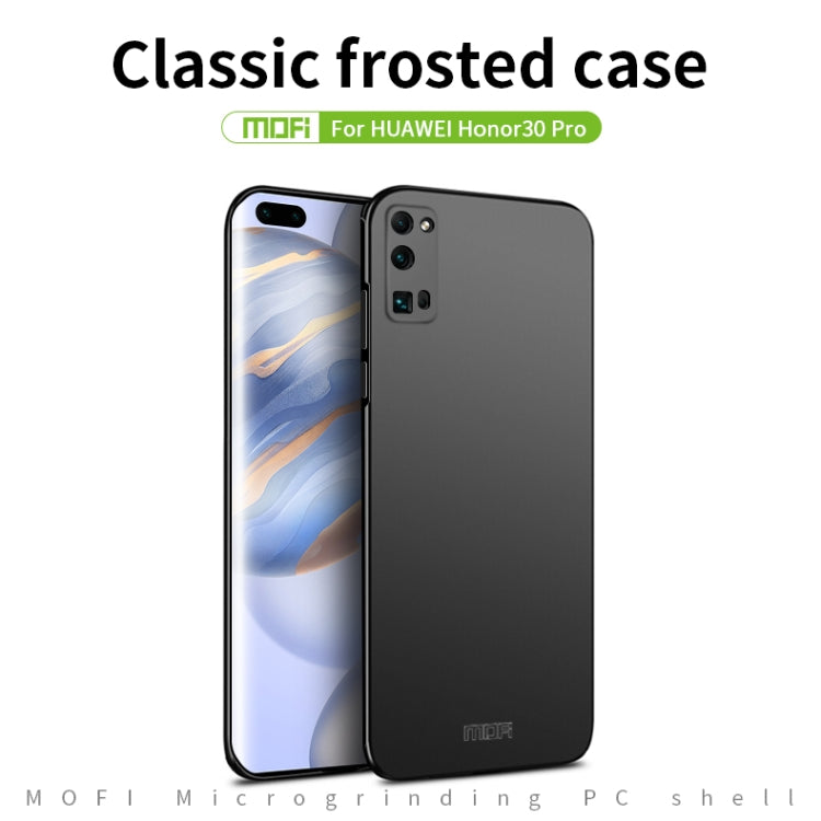 For Huawei Honor 30 Pro MOFI Frosted PC Ultra-thin Hard Case(Gold)
