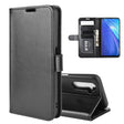 For OPPO Realme 6 R64 Texture Single Horizontal Flip Protective Case with Holder & Card Slots & Wallet& Photo Frame(Black) - Realme Cases by PMC TechLife | Online Shopping South Africa | PMC TechLife | Buy Now Pay Later Mobicred