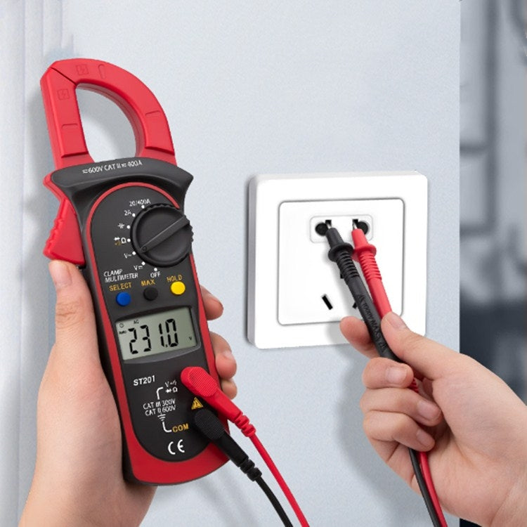ANENG ST201 AC And DC Digital Clamp Multimeter Voltage And Current Measuring Instrument Tester( Blue)