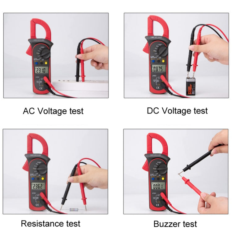 ANENG ST201 AC And DC Digital Clamp Multimeter Voltage And Current Measuring Instrument Tester( Blue)