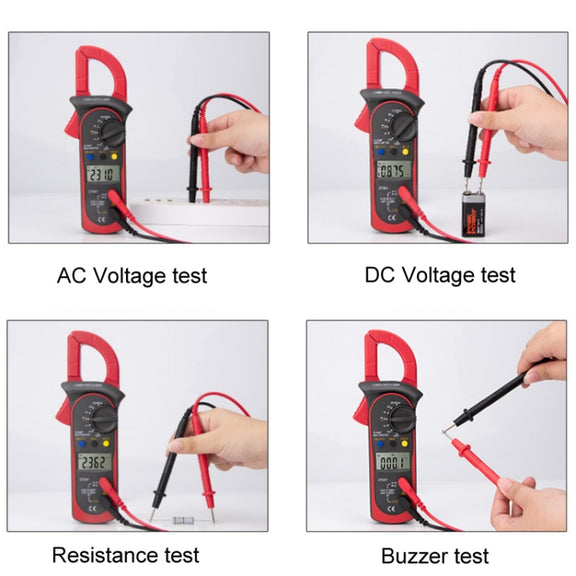 ANENG ST201 AC And DC Digital Clamp Multimeter Voltage And Current Measuring Instrument Tester( Blue)