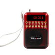 Portable Rechargeable FM Radio Receiver Speaker, Support USB / TF Card / Music MP3 Player(Red) - Radio Player by PMC TechLife | Online Shopping South Africa | PMC TechLife | Buy Now Pay Later Mobicred