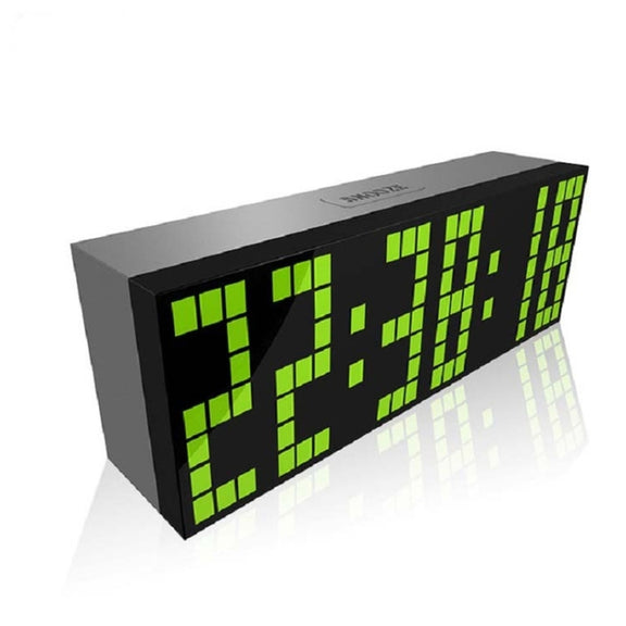 Digital Electronic Alarm Clock Creative LED Desk Clock US Plug, Style:4 Digits 7 Segments(Blue Light)