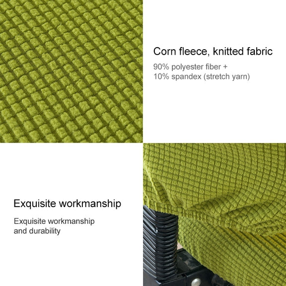 Universal Stretch Office Chair Cover, Size:Back Cover + Cushion Cover(Dark Grey)