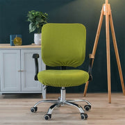 Universal Stretch Office Chair Cover, Size:Back Cover + Cushion Cover(Dark Grey)