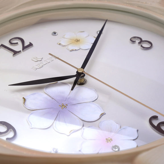 Creative Wall Clock Pure Hand-painted Wall Clock(Gold)