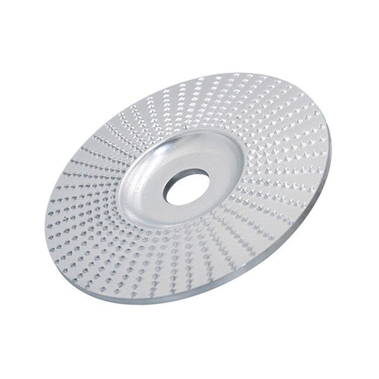 Woodworking Sanding Thorn Disk Angle Grinder Thorn Disk Plastic Grinding Disk Polishing Disk, Style:Flat(Silver)