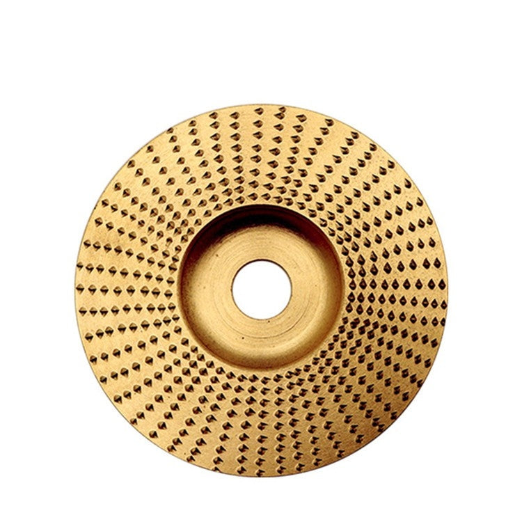 Woodworking Sanding Thorn Disk Angle Grinder Thorn Disk Plastic Grinding Disk Polishing Disk, Style:Flat(Gold)