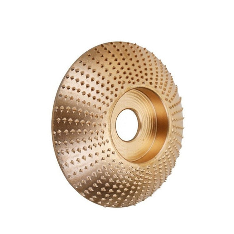 Woodworking Sanding Thorn Disk Angle Grinder Thorn Disk Plastic Grinding Disk Polishing Disk, Style:Arc(Gold)